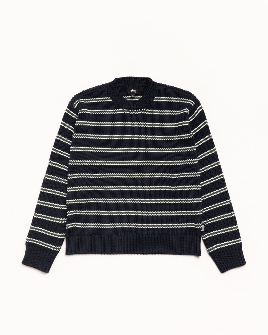 pull en grosses rayures de coton