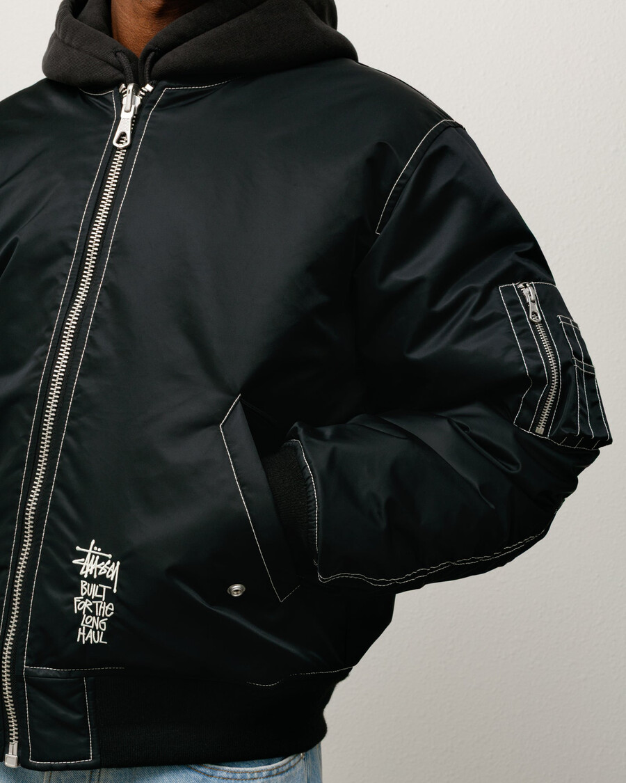 veste bomber réversible intégrée