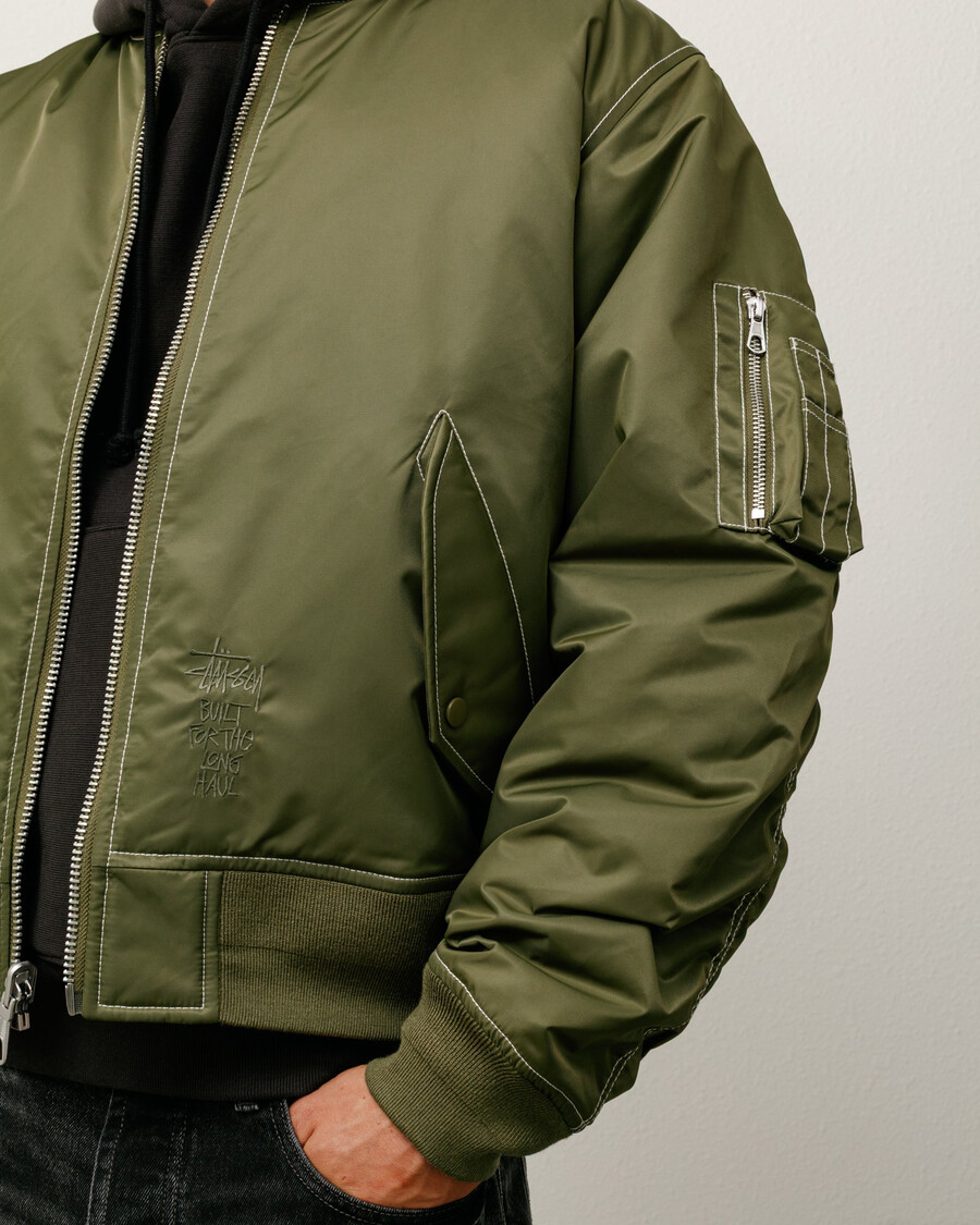 veste bomber réversible intégrée