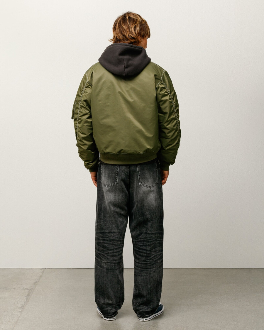 veste bomber réversible intégrée