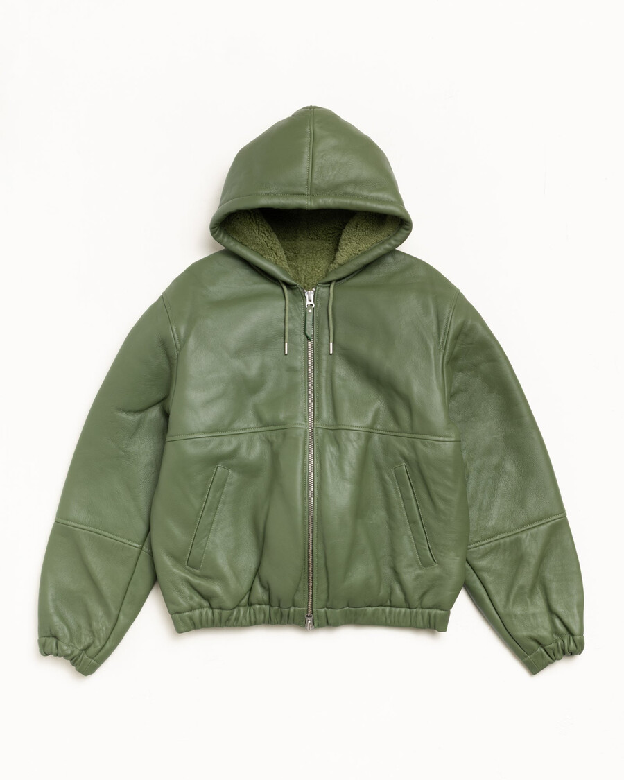 veste de travail en peau lainée