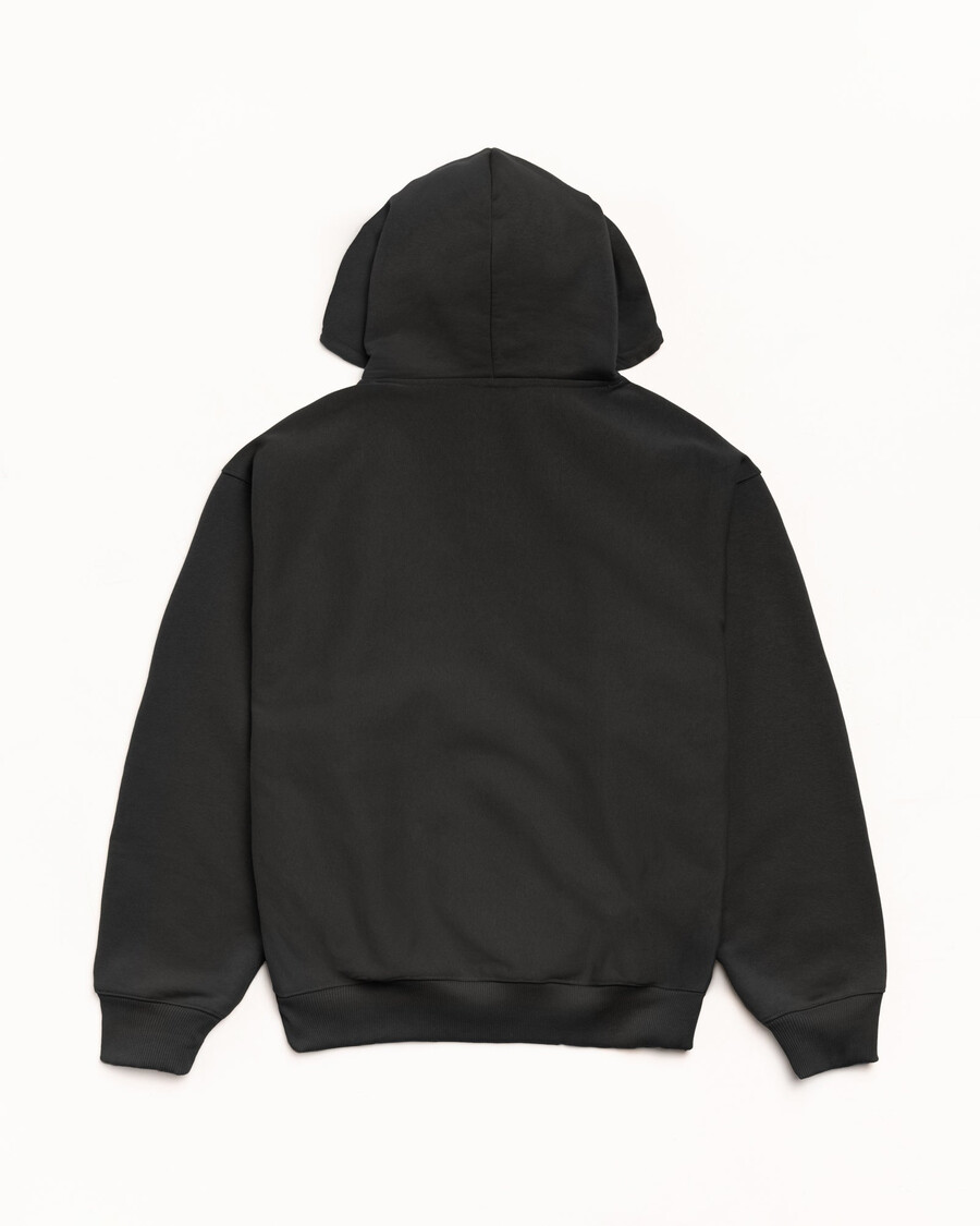 sweat à capuche brodé à double rayure