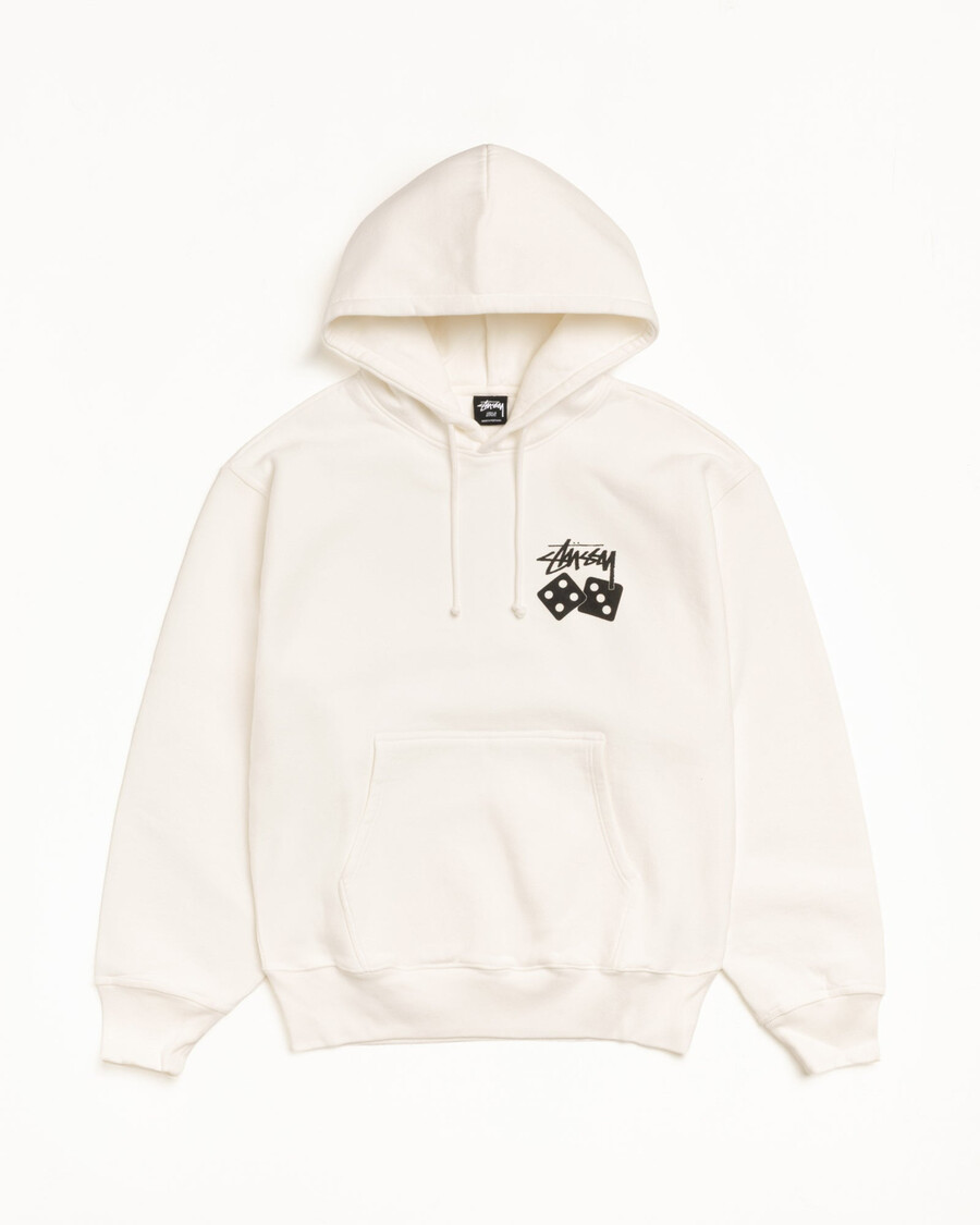sweat à capuche dice teint par pigmentation