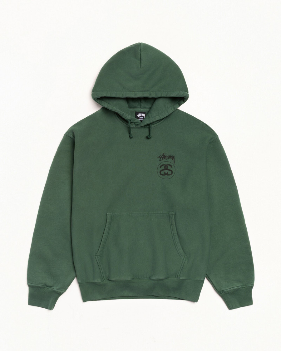 sweat à capuche stock link teint par pigmentation